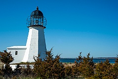 Sandy Point Light Overlooks Narragansett Bay